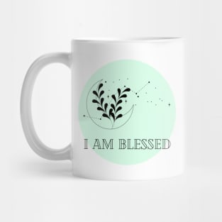 Affirmation Collection - I Am Blessed (Green) Mug